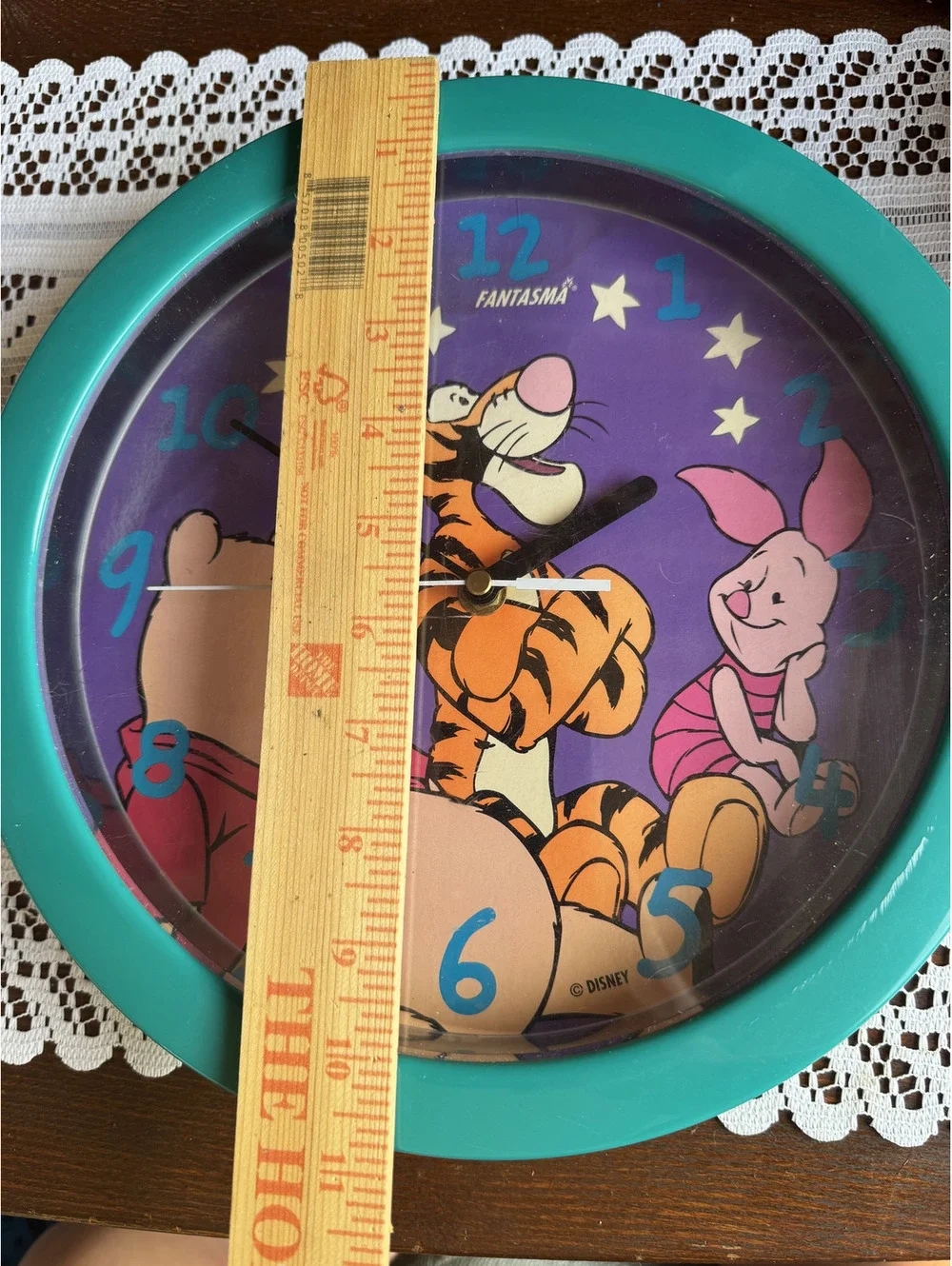 Vintage Disney Winnie the Pooh Tigger and Piglet Wall Clock